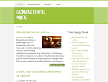 Tablet Screenshot of hitelek.org.hu